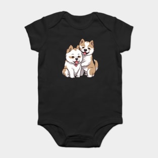 akita inu Baby Bodysuit